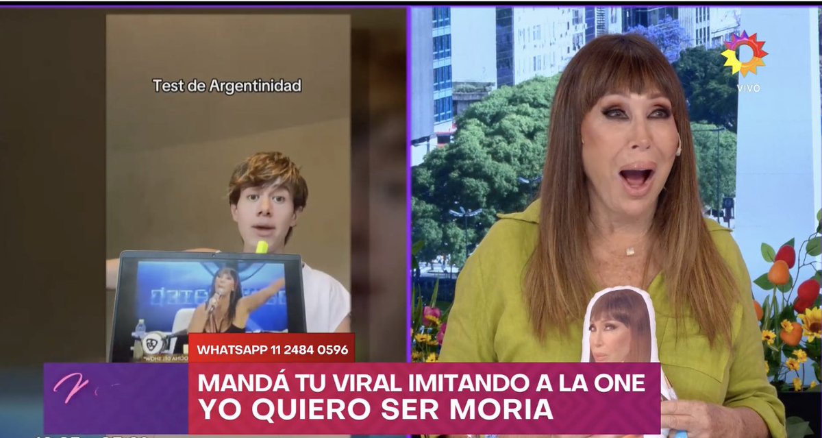 Es una genialidad ver a <a href="/Moria_Casan/">Moria Casán</a> reaccionar a quienes la imitan en redes sociales. Moria en su mejor momento, le encontró la vuelta a <a href="/lamanianamoria/">La mañana con Moria</a> con un perfil completamente diferente al resto de los programas.
