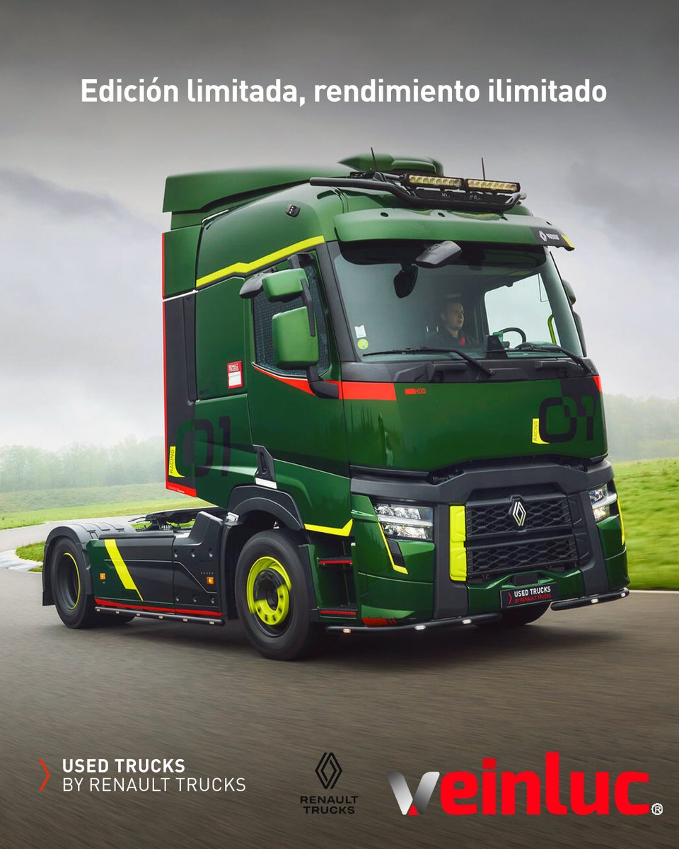 ¿𝑩𝑼𝑺𝑪𝑨𝑺 𝑨𝑳𝑮𝑶 𝑫𝑰𝑭𝑬𝑹𝑬𝑵𝑻𝑬?
𝐑𝐞𝐧𝐚𝐮𝐥𝐭 𝐓𝐫𝐮𝐜𝐤𝐬 𝐓 𝟎𝟏 𝐑𝐚𝐜𝐢𝐧𝐠
𝐔𝐬𝐞𝐝 𝐓𝐫𝐮𝐜𝐤𝐬 𝐛𝐲 𝐑𝐞𝐧𝐚𝐮𝐥𝐭 𝐓𝐫𝐮𝐜𝐤𝐬.Disponibilidad inmediata en nuestra red de concesionarios.
<a href="/veinluc/">𝗩𝗲𝗶𝗻𝗹𝘂𝗰, 𝗦.𝗔. Ⓡ</a> #Lucena #PuenteGenil #Antequera #Málaga <a href="/RenaultTrucksEs/">Renault Trucks ES</a>