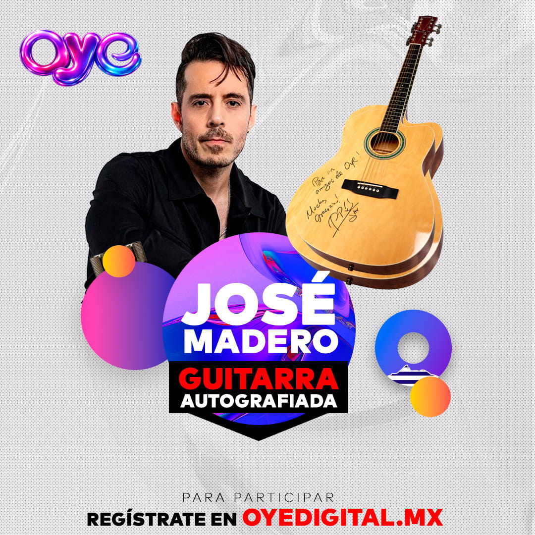 El sueño de todo fan está a un registro de distancia... 🎸🖤 ¿Quieres la guitarra autografiada por José Madero?

Entra ahora a oyedigital.mx Regístrate en nuestro sitio oficial, Mantente pegado a la radio, porque nuestros locutores soltarán las pistas 

#OyeDinamicas
