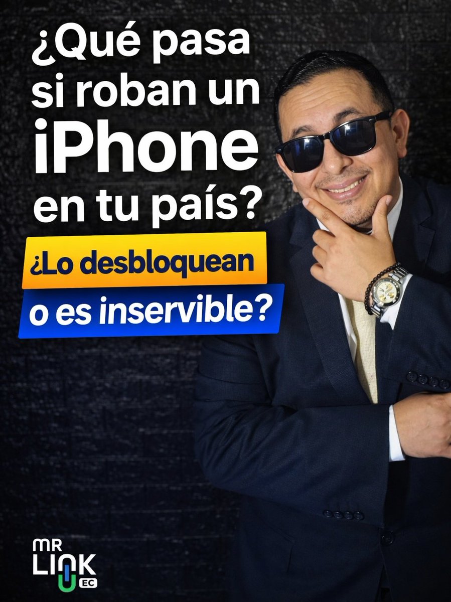 MrLinkEc's tweet photo. Que pasa si roban un iphone o Mac en #Ecuador?

Realmente es Inservible o los Desbloquean?

Les dejo un vídeo.

https://t.co/v7IBgles2G

Ya me siguen en https://t.co/ClHcCnk0E2? https://t.co/2wvbhyevle