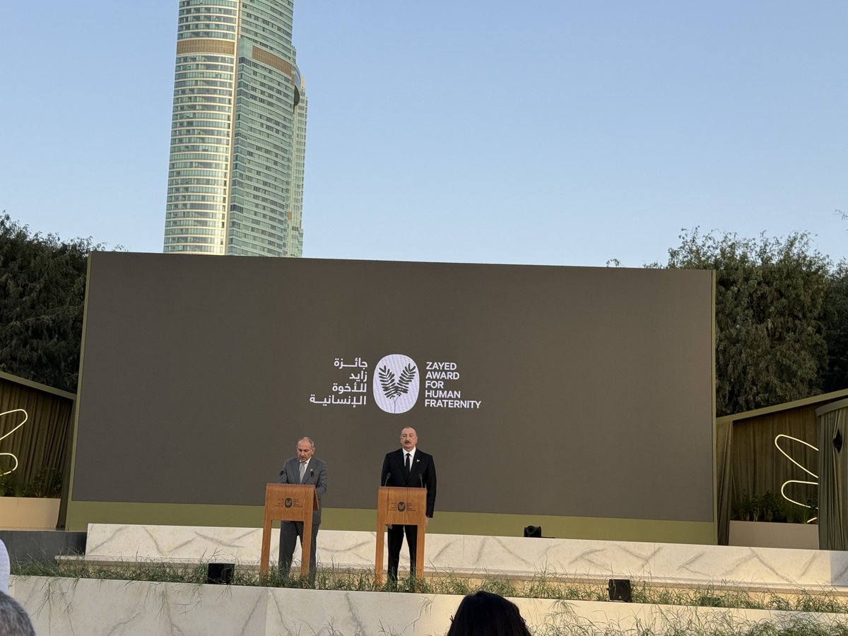 HikmetHajiyev's tweet image. History in the making between Azerbaijan and Armenia! Winning the peace!!!