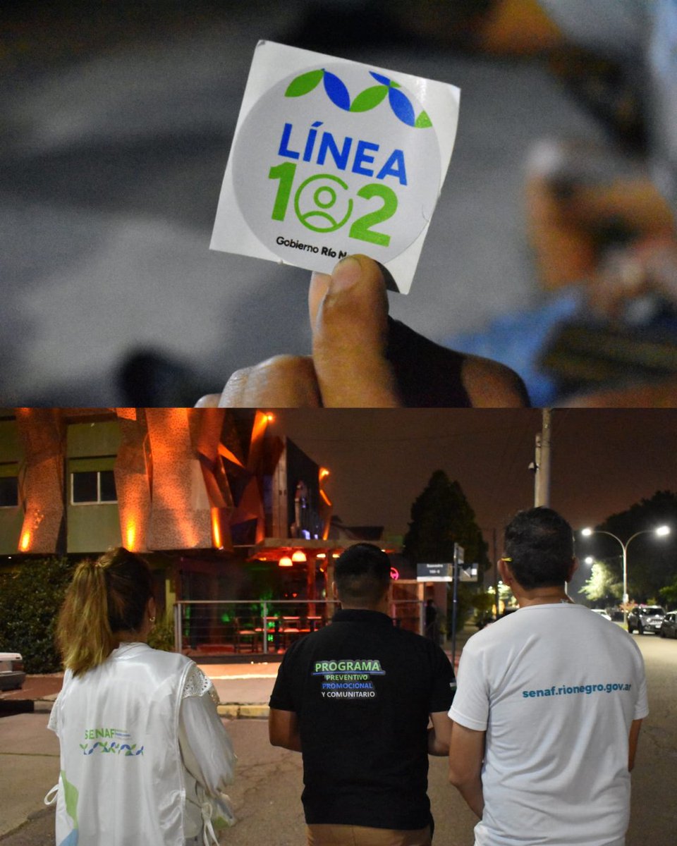 SenafRN's tweet photo. PRESENCIA NOCTURNA
Durante los controles nocturnos del fin de semana, acompañamos y prevenimos situaciones de riesgo. La presencia territorial es clave para garantizar derechos y prevenir violencias.
#SENAF #Adolescencias #Prevención #Derechos #RíoNegro https://t.co/Cp9N0MNwCH