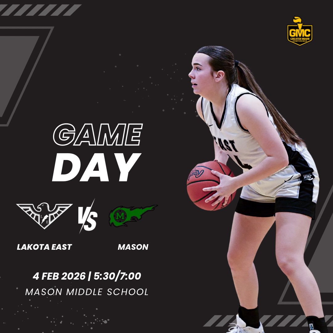 lehsgirlsbball's tweet photo. Game Day
🆚 Mason
📅 February 4th, 2026
⏰ 5:30/7:00 PM
📍 Mason Middle School https://t.co/K4Br10GvNZ