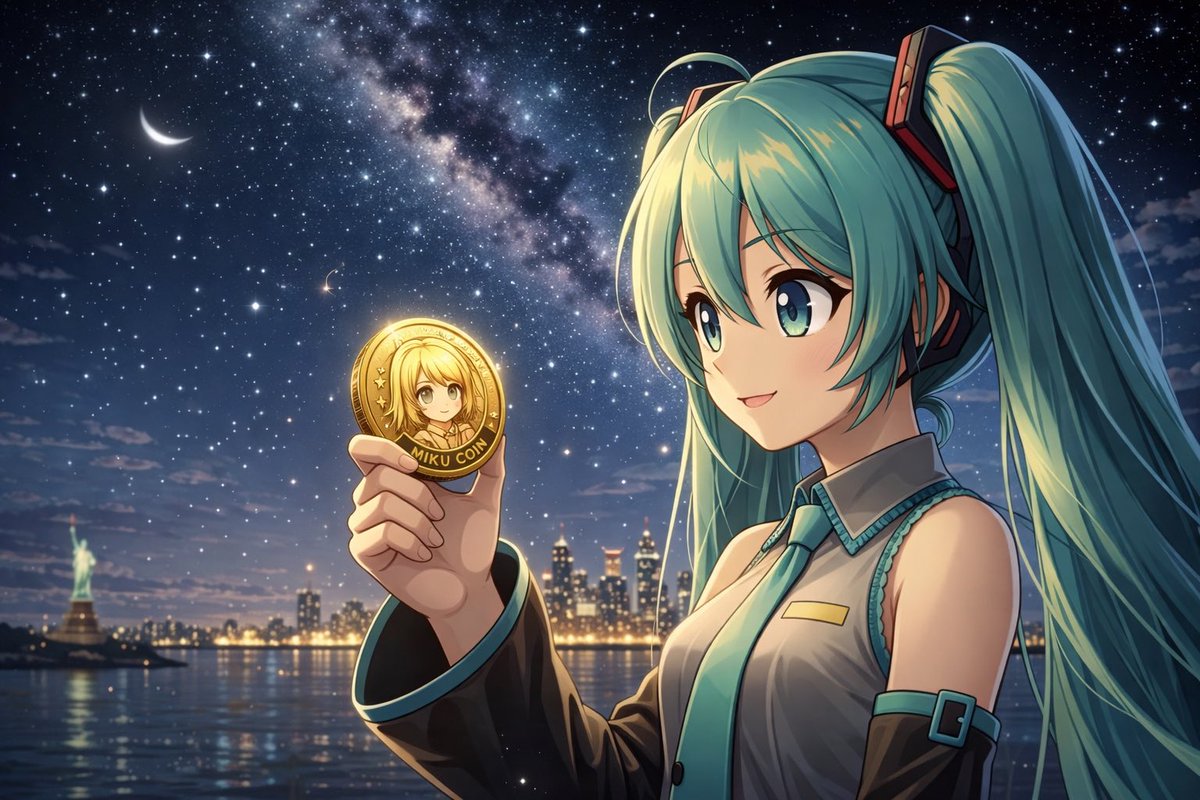aoiao901's tweet photo. #MikuCoin 
Every great story starts in silence.😶‍🌫️
Miku Coin is writing its future under the 🫥same stars we all look up to.🌕
#HatsuneMiku
#CryptoArt
#AnimeCrypto
#MemeCoin
#Web3
#Solana
#CryptoCommunity
#ToTheMoon
#NightSky https://t.co/7HqAng7h4J