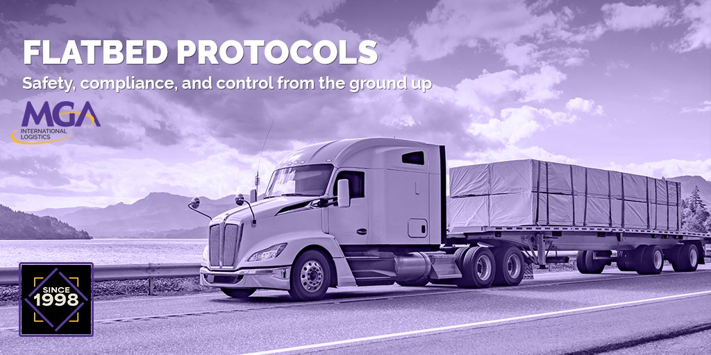 MGAINTL's tweet photo. Flatbed transport depends on strict safety and compliance, covering load securement, trained drivers, and regulatory standards.
Learn more : https://t.co/OB0yCTpe1r

#FlatbedTransportation #FlatbedTrucking #CargoSafety #LoadSecurement #TransportationCompliance https://t.co/jofrqGuKBh