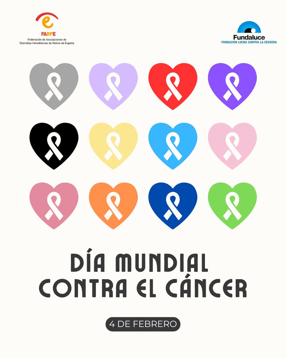 Hoy nos unimos para visibilizar y apoyar a todas las personas que luchan contra algún tipo de cáncer y a sus familias.

Queremos recordar que la salud es un compromiso colectivo.

La investigación, el diagnóstico precoz y el acceso equitativo a los tratamientos salvan vidas.