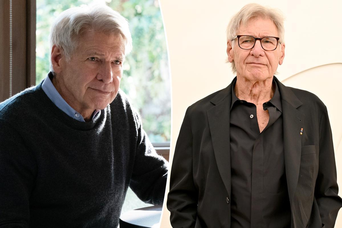 nypost's tweet photo. Harrison Ford, 83, hints he’ll retire from acting after ‘Shrinking’ ends https://t.co/1jXD25fWpS https://t.co/PYHbpNKyqb
