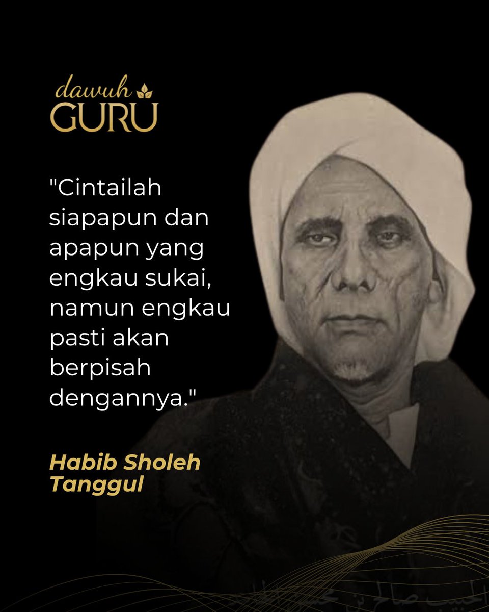 "Cintailah siapapun dan apapun yang engkau sukai, namun engkau pasti akan berpisah dengannya."

Habib Sholeh Tanggul

<a href="/dawuhguru/">Dawuh Guru</a>