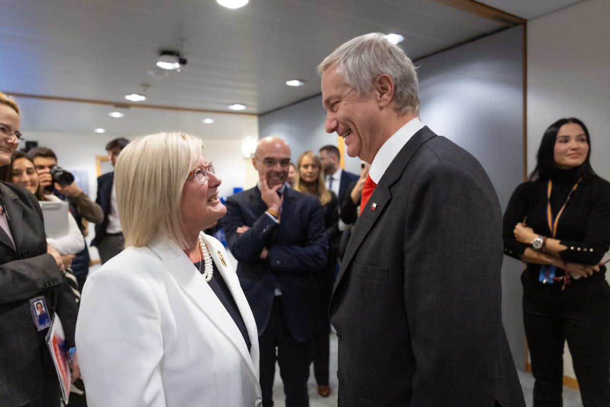 I was glad to meet my dear friend <a href="/joseantoniokast/">José Antonio Kast Rist 🖐️🇨🇱</a> and finally congratulate him in person on his historic victory in Chile. His example is a true inspiration for patriots around the world, showing that common sense can prevail. I am confident he will accomplish great things as