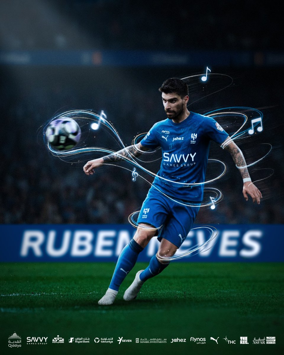 Alhilal_EN's tweet image. Rúben Neves 💙

Composing football’s finest symphonies 🎶
