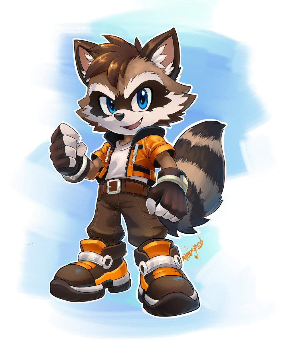 Modora_exe's tweet photo. My first commission artwork 🥺 #sonicfanart #raccoon #digitalart https://t.co/KhbiedIfGG
