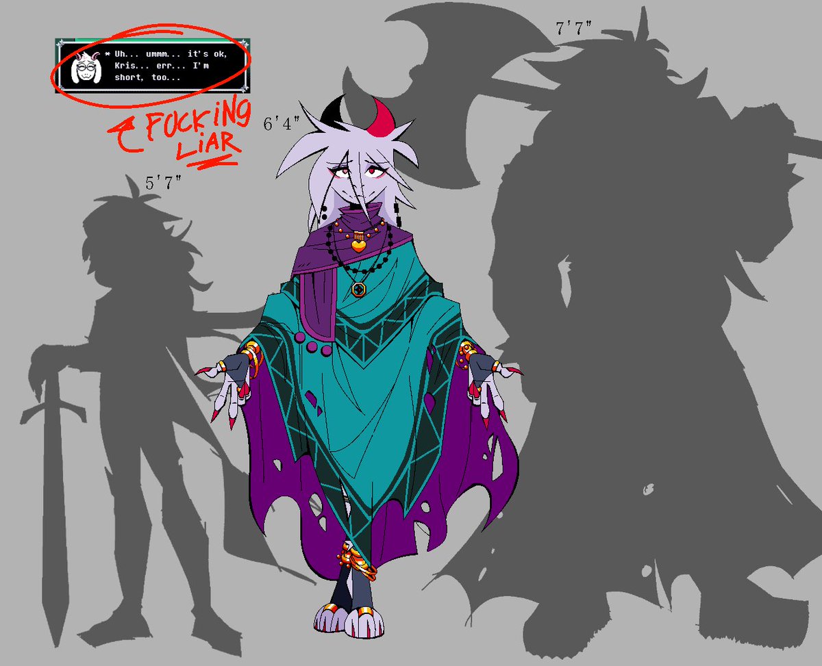user823493247's tweet photo. he's short (for a boss monster) https://t.co/5eTHTO4cxl