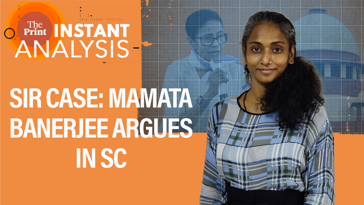 ThePrintIndia's tweet image. Mamta Banerjee became the first sitting CM to address the Supreme Court personally. Watch ThePrint #InstantAnalysis with @BhadraSinha to understand the case &amp;amp; arguments made by West Bengal Chief Minister

youtu.be/Lxd12Vk7sSo