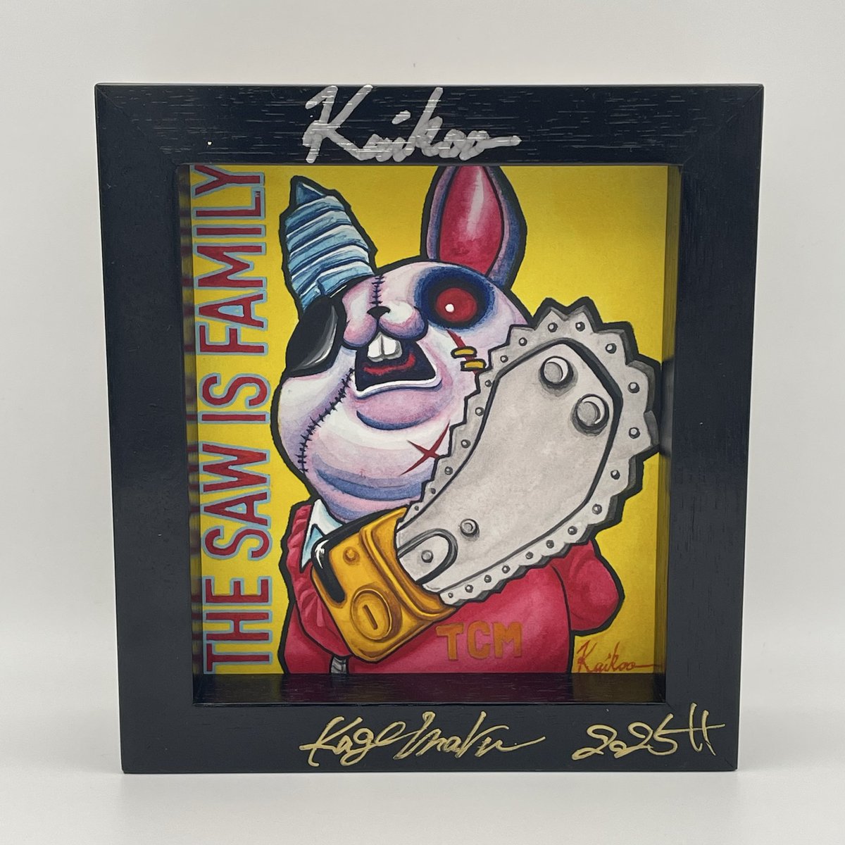 カゲマルさん新工房見学お迎え品③ 快空さん作ノコぴょん🐰🪚 届いて