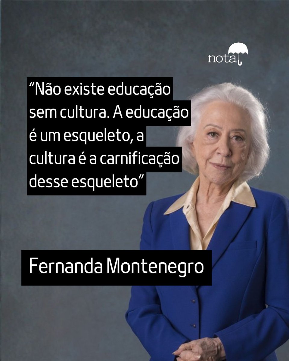 jornalnota's tweet photo. Fernanda Montenegro ❤️ https://t.co/hJa5l73nxk