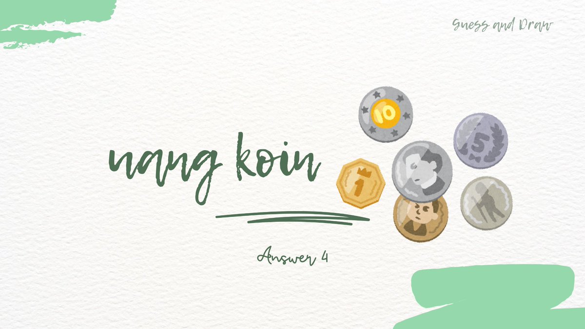 yoomxxy's tweet photo. @yoonnxxy_ 🔔 Triiing!! Jawabnya koin! 🪙 Uang koin iaa. Itu yg jawab ular, terus badannya ular yg sepanjang itu dianggap apa??😭😭 Lucu banget. Next kita last round. Aku post di 20.45 ya. https://t.co/YdHtx8YVx5