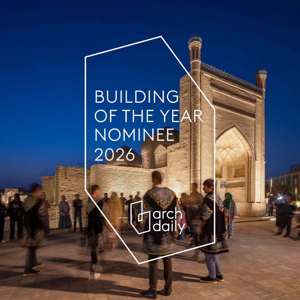 waiwaiによる「Bukhara Heritage District」が、ArchDaily 2026 Building of the Year Awards にて、以下の2部門でノミネートされました。

ぜひ下記リンクより投票をお願いいたします：
boty.archdaily.com/us/2026/candid…
boty.archdaily.com/us/2026/candid…

Photo by  Deed Studio