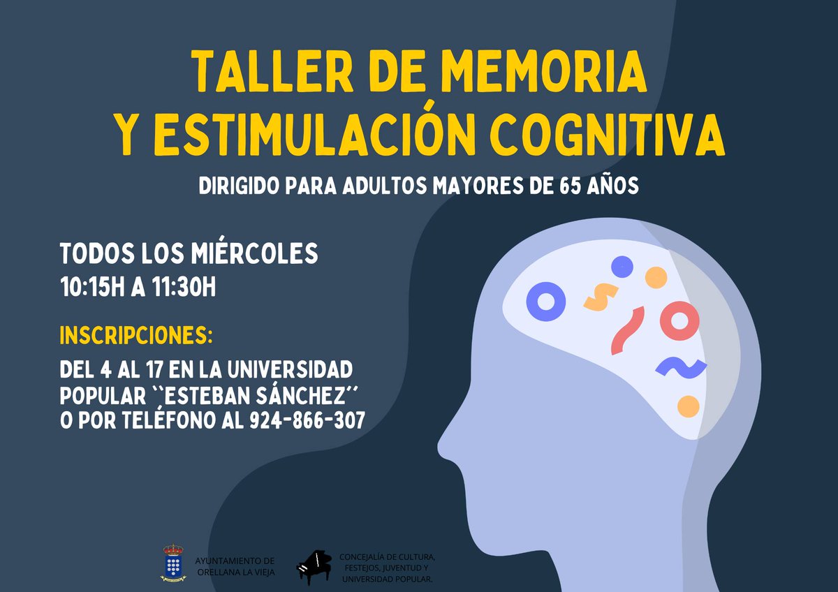 La Universidad Popular pone en marcha un nuevo Taller de Memoria y Estimulación Cognitiva costadulcefm.es/la-universidad…