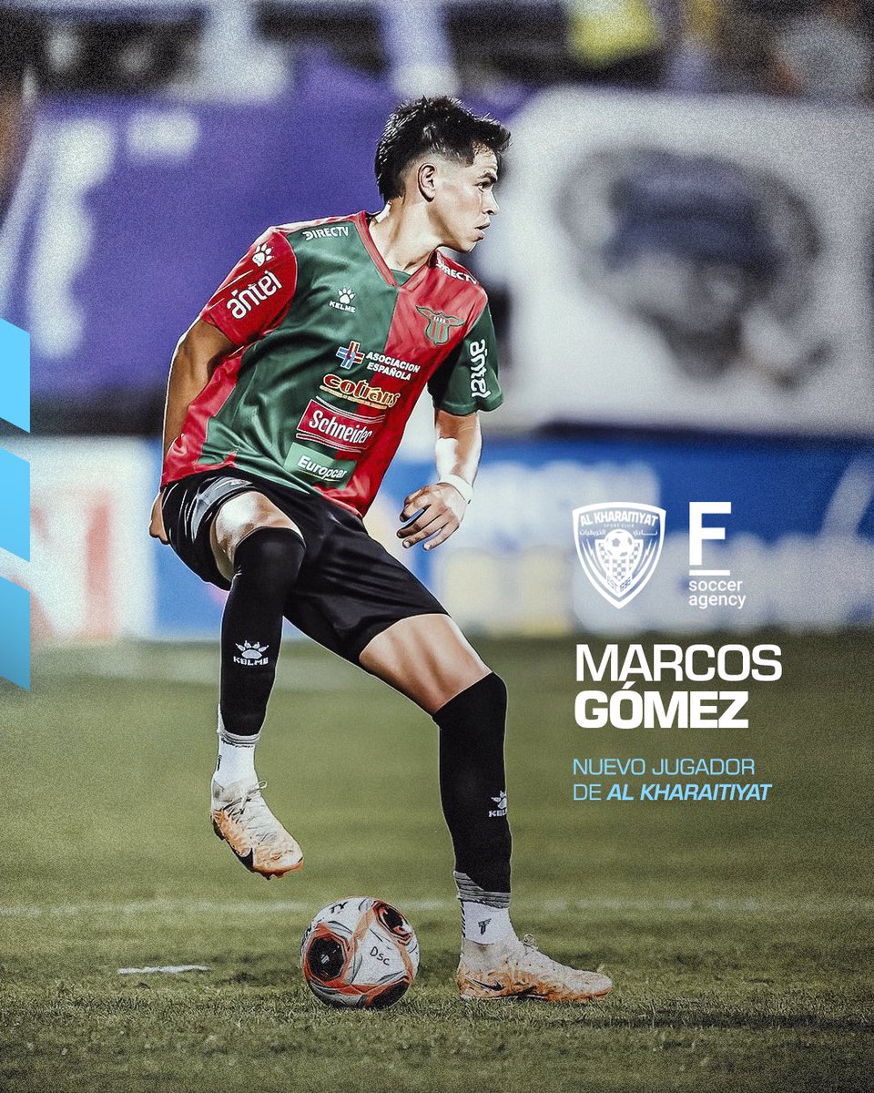 🆕 𝗠𝗮𝗿𝗰𝗼𝘀 𝗚𝗼́𝗺𝗲𝘇 es nuevo jugador del Al Kharaitiyat SC 🇶🇦

🤝🏼Participamos en la operación en forma conjunto con su representante.