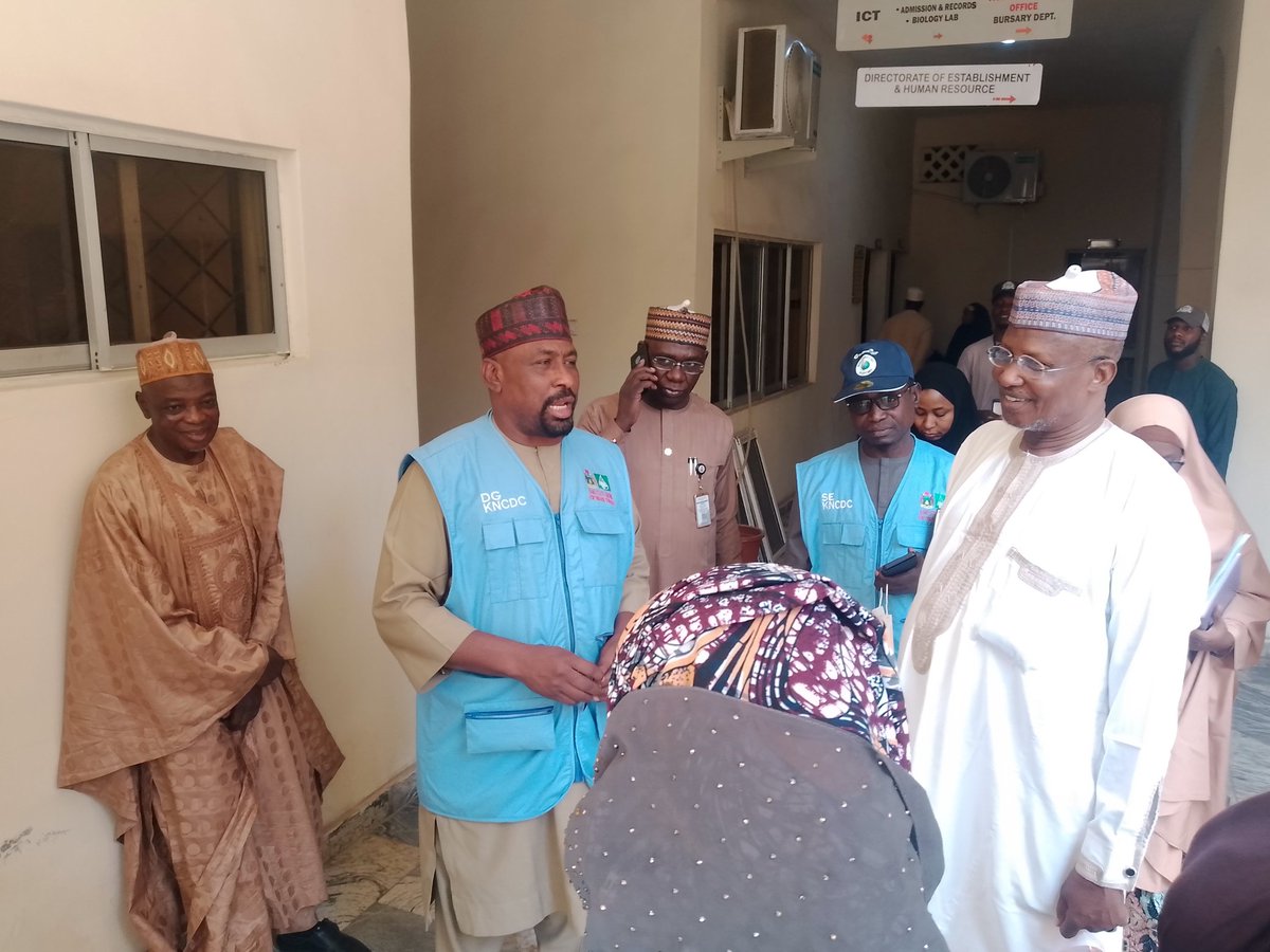 kano_cdc's tweet photo. KNCDC, under DG Prof. Muhammad Adamu Abbas, visited Sheikh Khalifa Isyaka Rabiu University to strengthen disease surveillance &amp; infection prevention. The Initiatives include appointing a Surveillance Focal Person &amp; establishing IPC Clubs to empower students &amp; staff in early https://t.co/PzGzDX3hV1