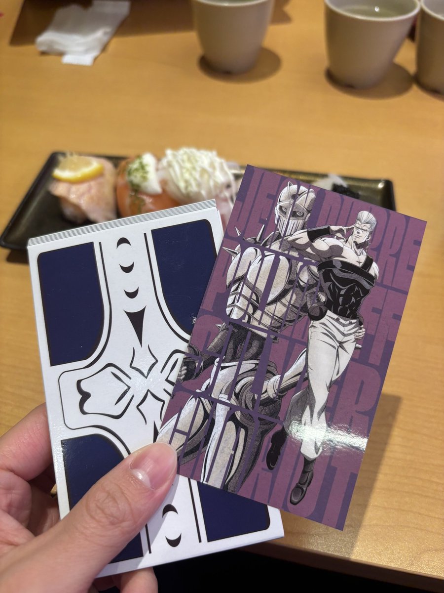 GenioBB's tweet photo. その皿の記憶〜♪
#スシロー20皿ラッシュ 
#スシロージョジョコラボ https://t.co/mCXYl3JoAj