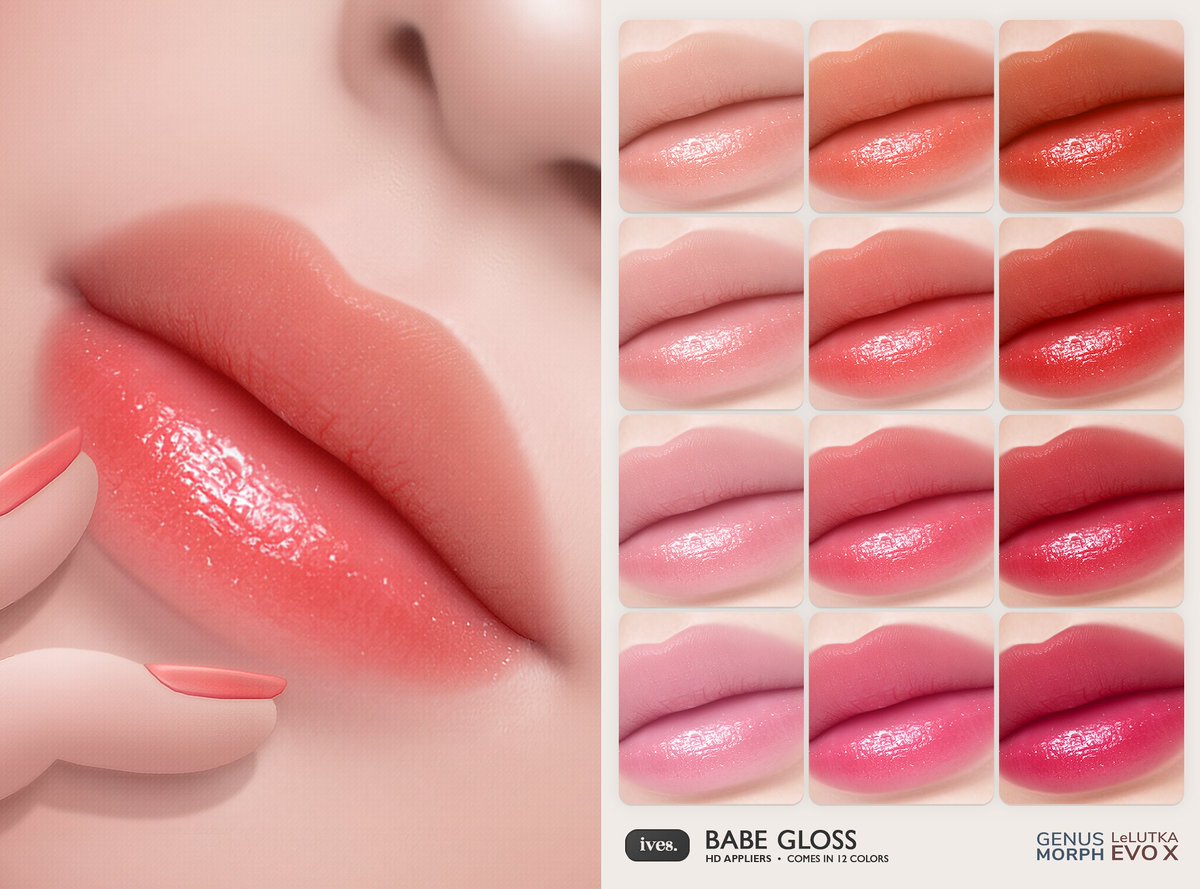 KawaiiFeedSL's tweet image. IVES Babe Gloss @ Anthem〡Taxi: maps.secondlife.com/secondlife/Ant…
#SecondLife #Ives #Anthem #slevent #slcontent #KawaiiFeed