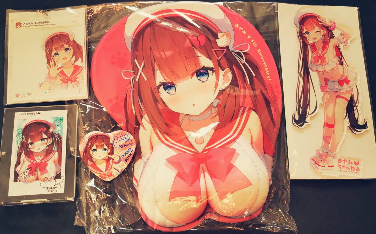 FancyFish16's tweet image. Ayamy 5th v-anniversary goods arrived! Thank you sensei! 
#なまあやみ