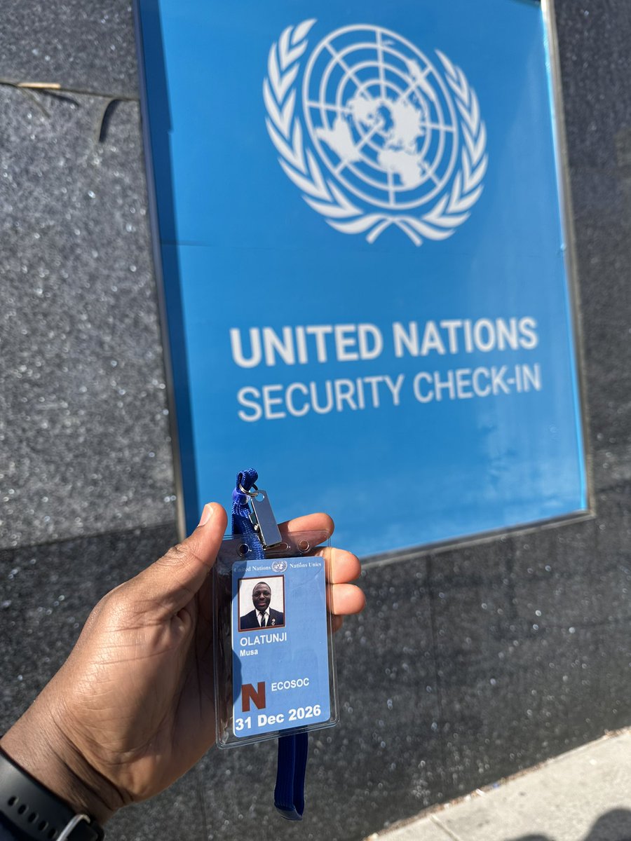 olatunjimusa_'s tweet photo. 📍@UN HQ, New York🇺🇸

As the Founder of @bemoreillc and @bemoregc , I was appointed as the Focal Point for the Vulnerable Persons Right Protection Foundation an NGO with UN ECOSOC Consultative Status, to coordinate their global delegates who will be attending different UN events. https://t.co/AoxERP5f3d