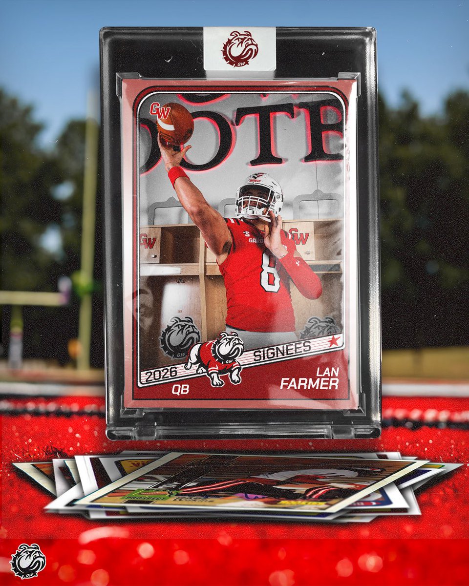 GWUFootball's tweet photo. 𝐖𝐞𝐥𝐜𝐨𝐦𝐞 𝐭𝐨 𝐭𝐡𝐞 𝐃𝐚𝐰𝐠 𝐏𝐨𝐮𝐧𝐝, Lan Farmer!

#FAMILLY | #SkoDawgs https://t.co/8ottbfNxcM