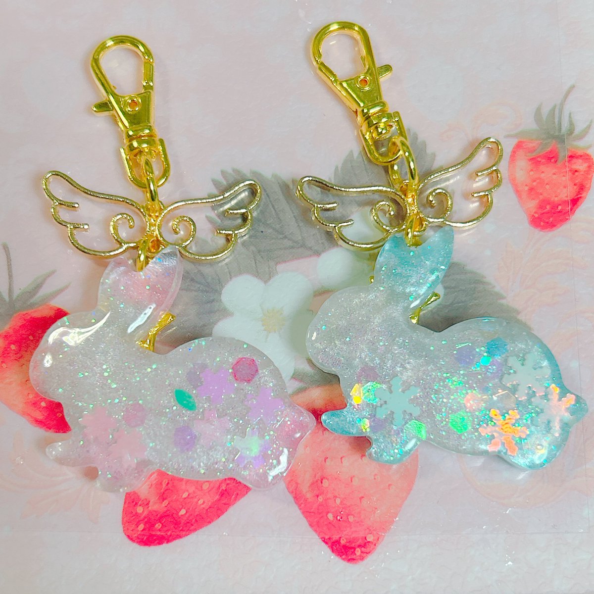 ✨❄️🌸春うさぎと冬うさぎ🌸❄️✨ 春と冬を詰め込んだうさぎさんの