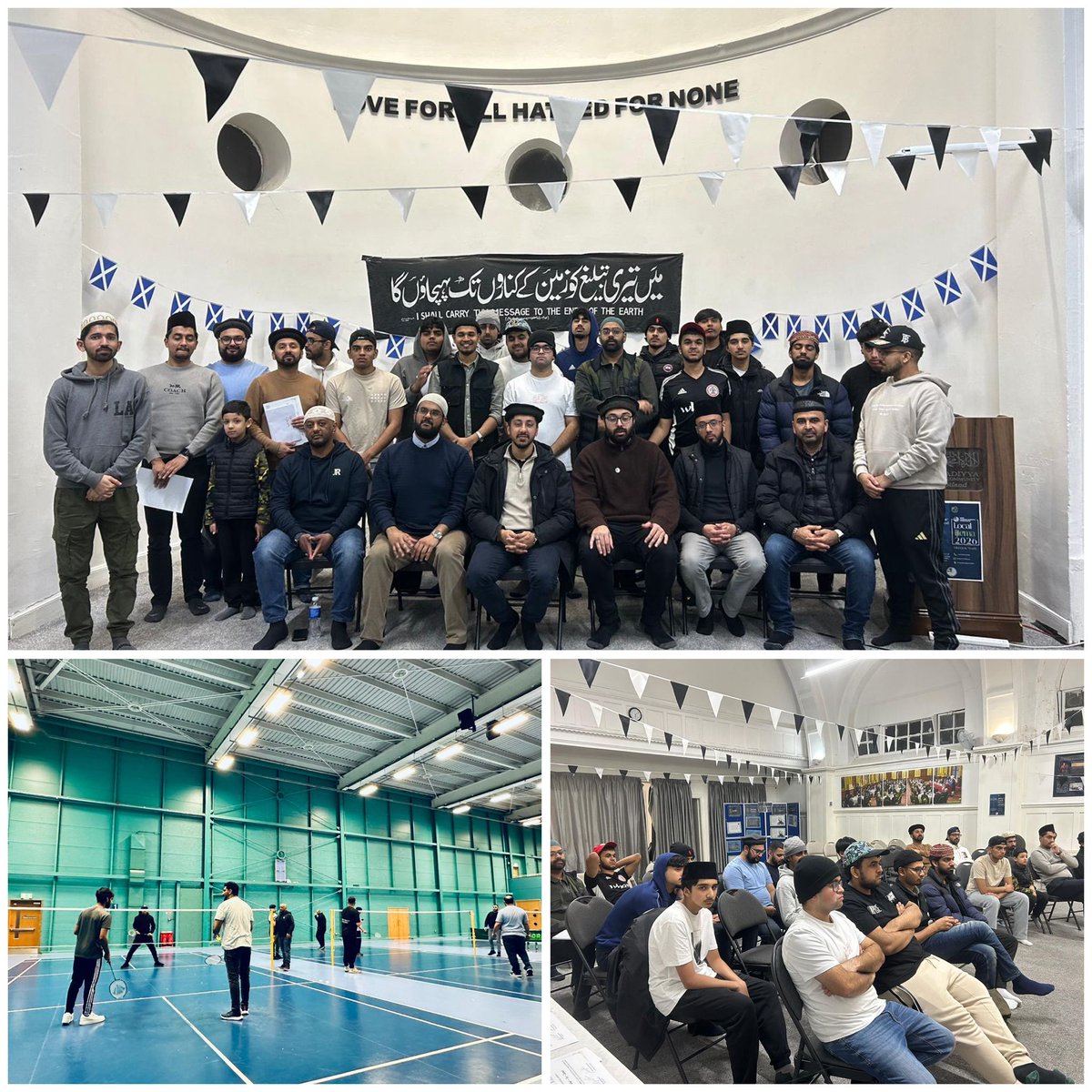 #AMYA <a href="/UKMuslimYouth/">AMYA UK</a> Glasgow South held a successful Ijtema, bringing Khuddam together for a day of learning, brotherhood, and healthy competition. From academic challenges to sports activities, members showcased their talents and strengthened their bond of service.
 #Glasgow