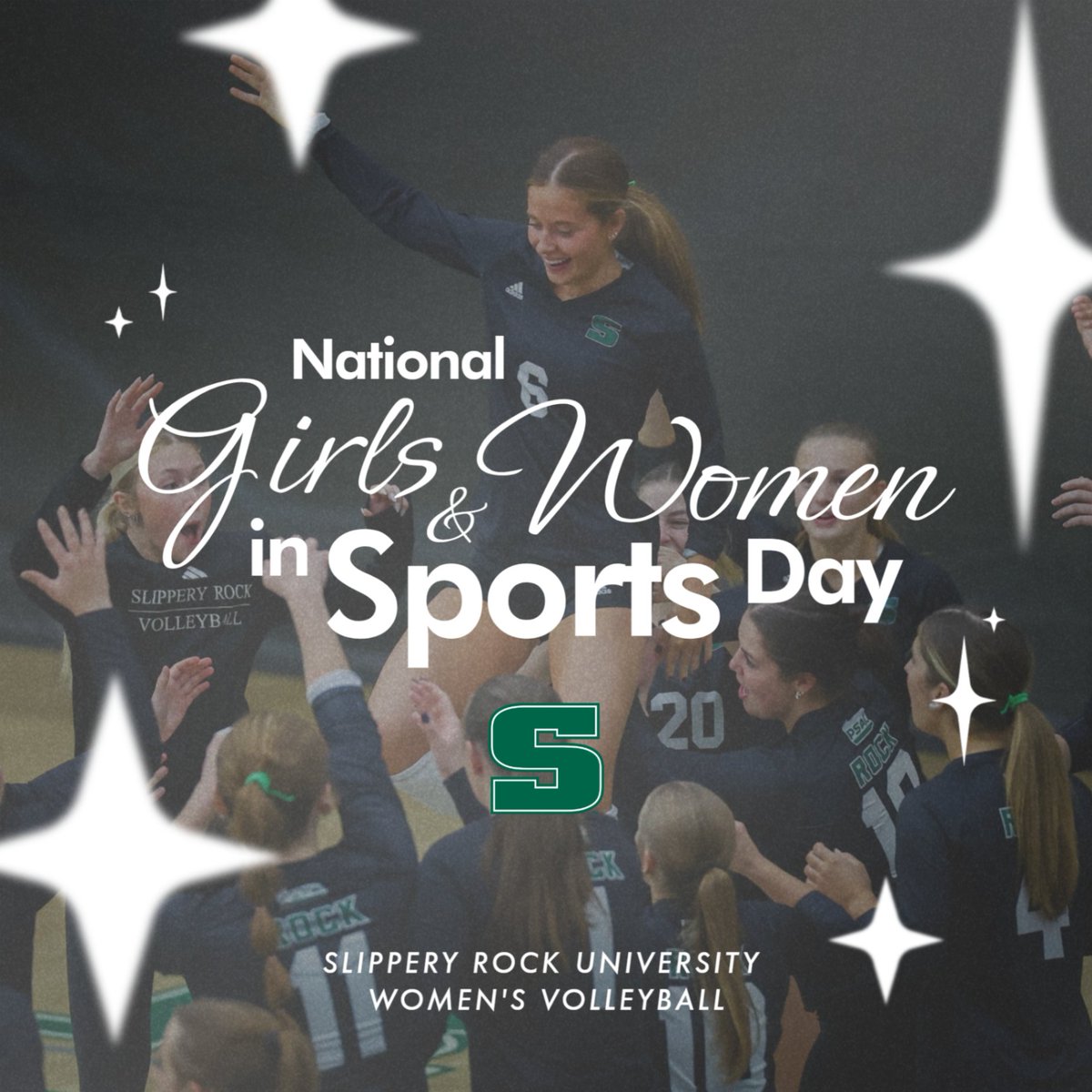 Slippery Rock VB tweet media