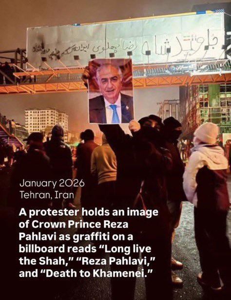 Shahinlooo's tweet photo. Diplomacy with a terror regime is a dead end. The Iranian people have already chosen their path to freedom. It's time to recognize the leader of this transition: @PahlaviReza 

@SenMullin @SenEricSchmitt @margomartin @POTUS 

#RezaPahlaviForIran #KingRezaPahlavi #IranRevolution2026