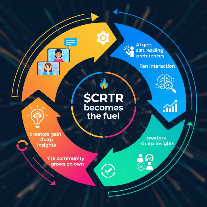 0xnizamriz's tweet photo. $CRTR FandoraAI @fandomcreator_
Ever wonder why this $75K prize seems so big?

It’s not just about the prize
FandoraAI is building a data flywheel for fandoms

Fan interactions → smarter AI → sharper creator insights → self-growing communities → powered by $CRTR https://t.co/Oy3teJt5Hq