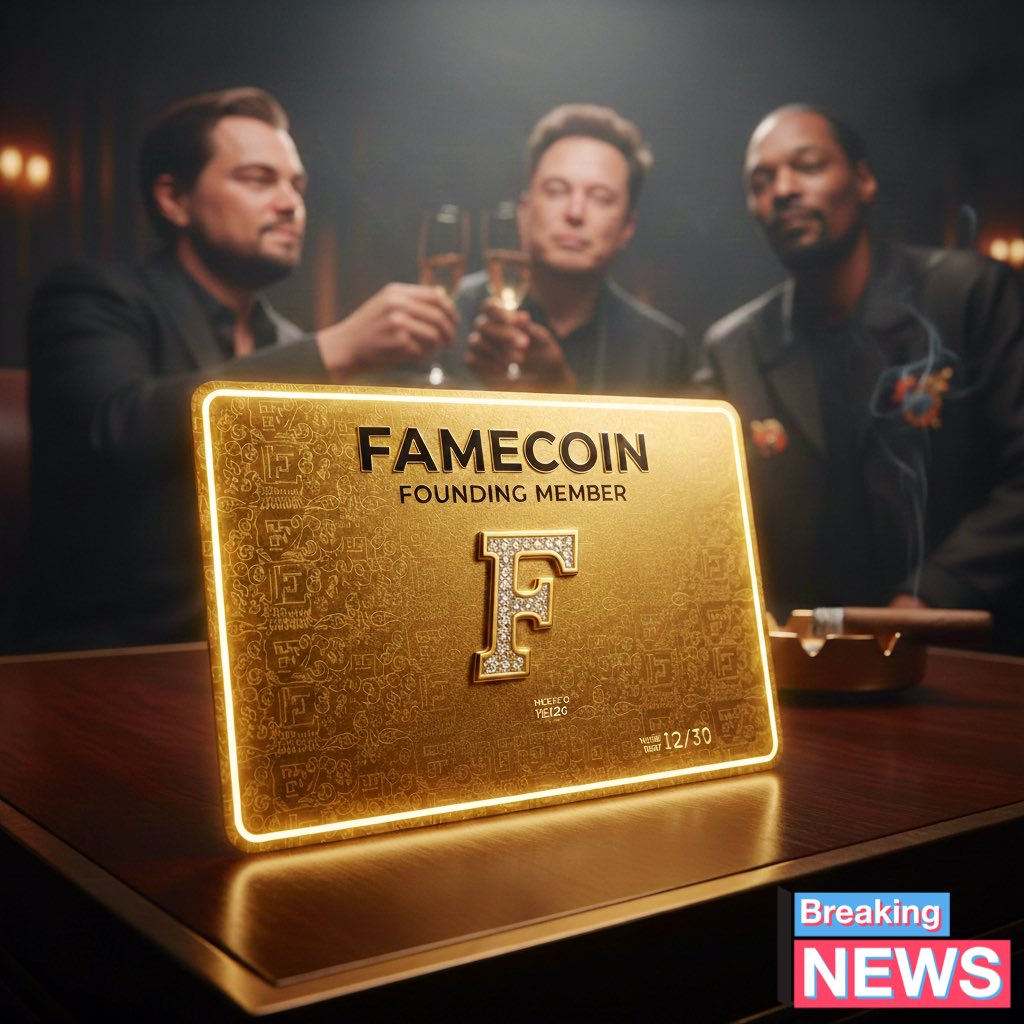 FAMECOIN_1x's tweet photo. $FAMECOIN is not just a token. It is a movement, a community, and a long term vision. #FAMECOIN #memecoin
https://t.co/374sdOJfts https://t.co/2JG2OvpdUS
