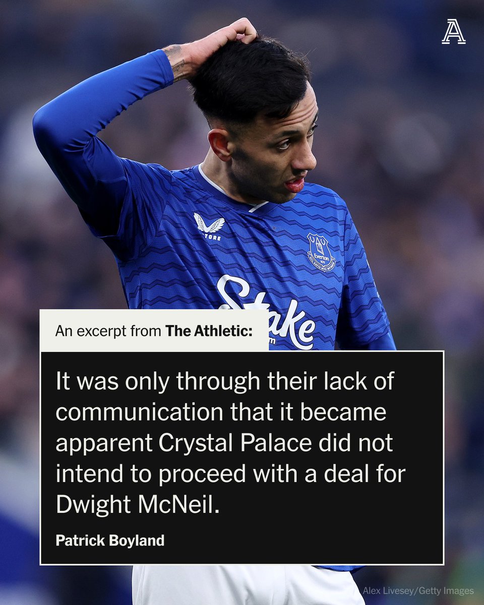 Crystal Palace initially entered into negotiations with Everton over Dwight McNeil anticipating the 26-year-old would cost around £10m-£12m.

The negotiations that followed pushed up that price but, once their own sale of Jean-Philippe Mateta to Milan fell through, Palace pivoted