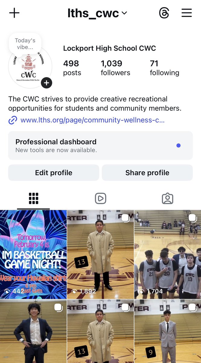 CWC LOCKPORT TOWNSHIP HIGH SCHOOL tweet media