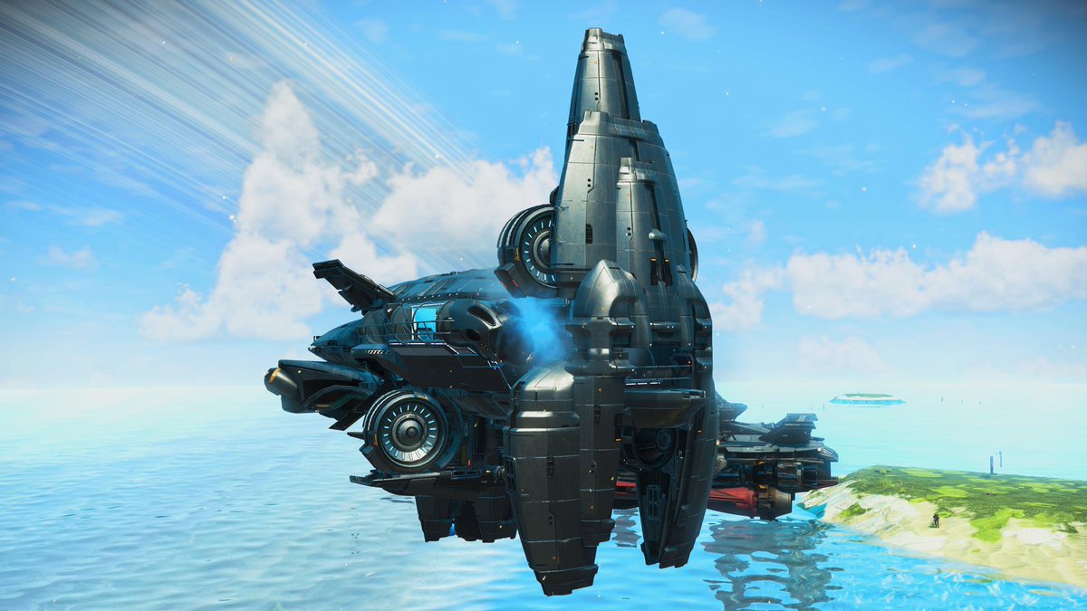 ACE_RM5M's tweet image. Naruさんの色違いみたいな方のコルベット...なに食って育ったらこんなすごいの作れるの😆👍(褒めてるつもり)
#NoMansSky 
#ノーマンズスカイ 
#日本人コミュニティ地球型惑星