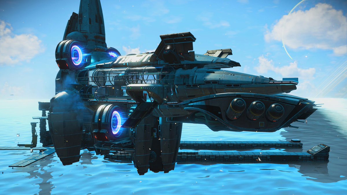 ACE_RM5M's tweet image. Naruさんの色違いみたいな方のコルベット...なに食って育ったらこんなすごいの作れるの😆👍(褒めてるつもり)
#NoMansSky 
#ノーマンズスカイ 
#日本人コミュニティ地球型惑星