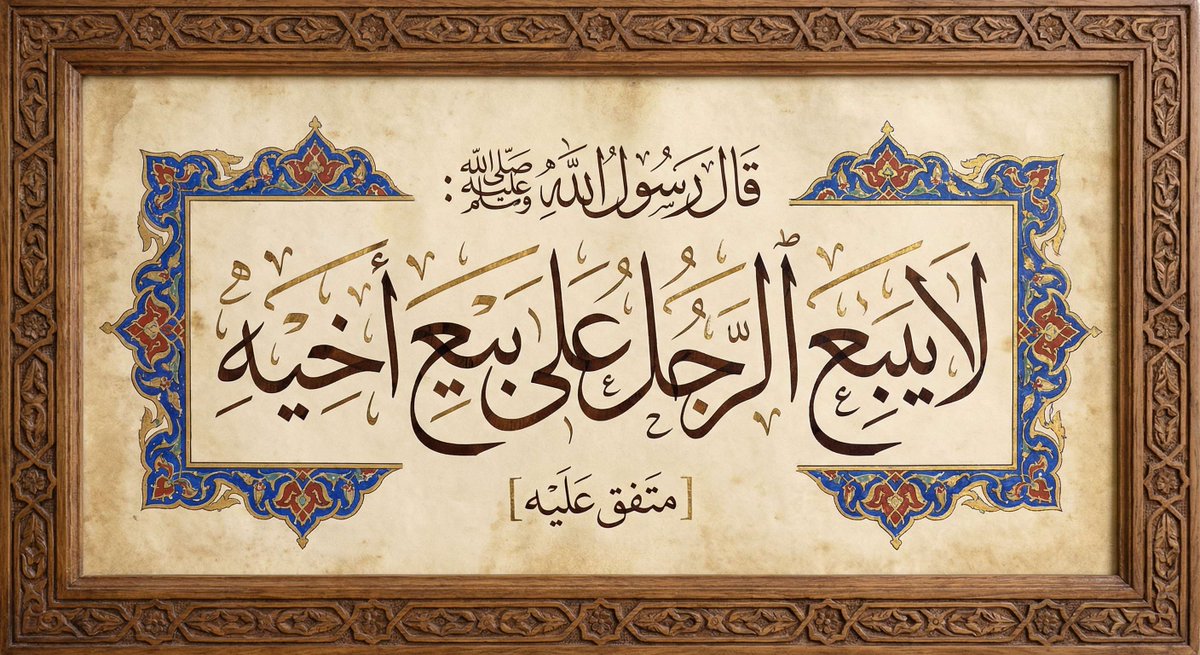 almonajjid's tweet photo. «لَا يَبِعِ الرَّجُلُ عَلَى بَيْعِ أَخِيهِ» [متفق عليه]:
ولهذا عدة صور:
يقول لمن اشترى سلعة بعشرة مثلًا:
١. ردها وأعطك مثلها بتسعة. 
٢. ردها وأعطك أحسن منها بعشرة. 
٣. ردها وأعطك مثلها بعشرة مقسطة. 
٤. ردها ونفعني؛ فأنا صاحبك أو قريبك، وأنا أولى من الغ��يب. 
٥. ردها وأعطك مثلها بعشرة وهدية دعائية. 
٦. ردها وأعطك مثلها بعشرة مع قسيمة كوبون سحب على جوائز.
 وذلك كله حرام لا يجوز، ويوغر الصدور، ويسبب العداوة والبغضاء.