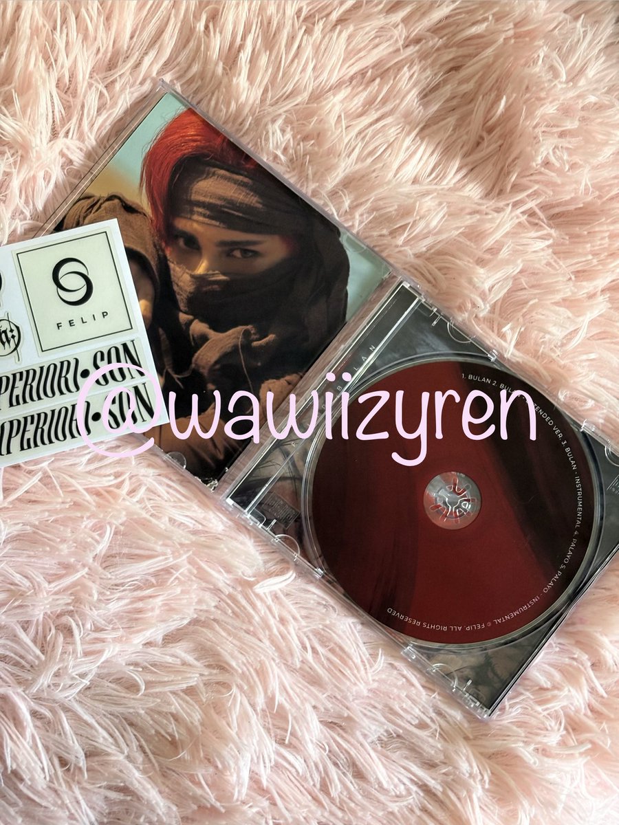 wawiizyren's tweet photo. 📌WTS LFB #FELIP 

FELIP || UNSIGNED BULAN ALBUM [CD]
— ₱ 300

— onhand
— ₱300 + sf

dm me, if interested https://t.co/PjB63lCqBD