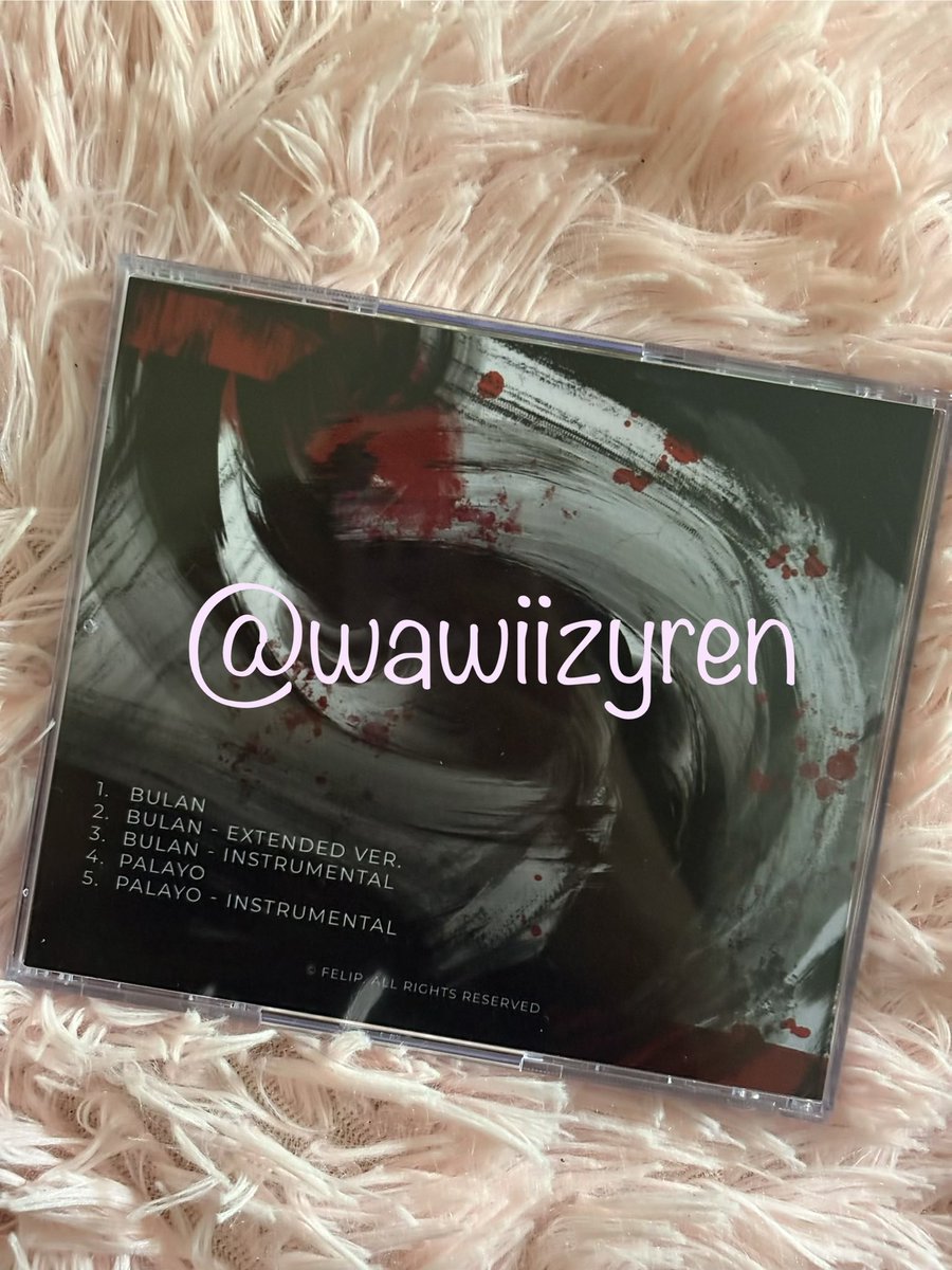 wawiizyren's tweet photo. 📌WTS LFB #FELIP 

FELIP || UNSIGNED BULAN ALBUM [CD]
— ₱ 300

— onhand
— ₱300 + sf

dm me, if interested https://t.co/PjB63lCqBD