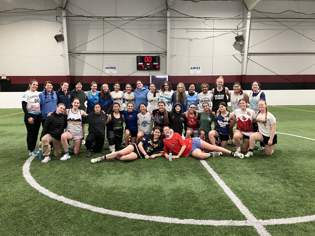 AltitudeUlty's tweet photo. It's National Girls and Women in Sports Day! Who are some athletes you admire? Who can you encourage to play Ultimate too? Colorado ranked 9th in the US at 60% participation in sport for girls ages 6-17 (based on 2025 data). https://t.co/RNhux0BheP