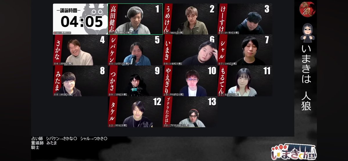 _chomosuke's tweet image. 高田村周りしか人狼は勝たんすぎてる。