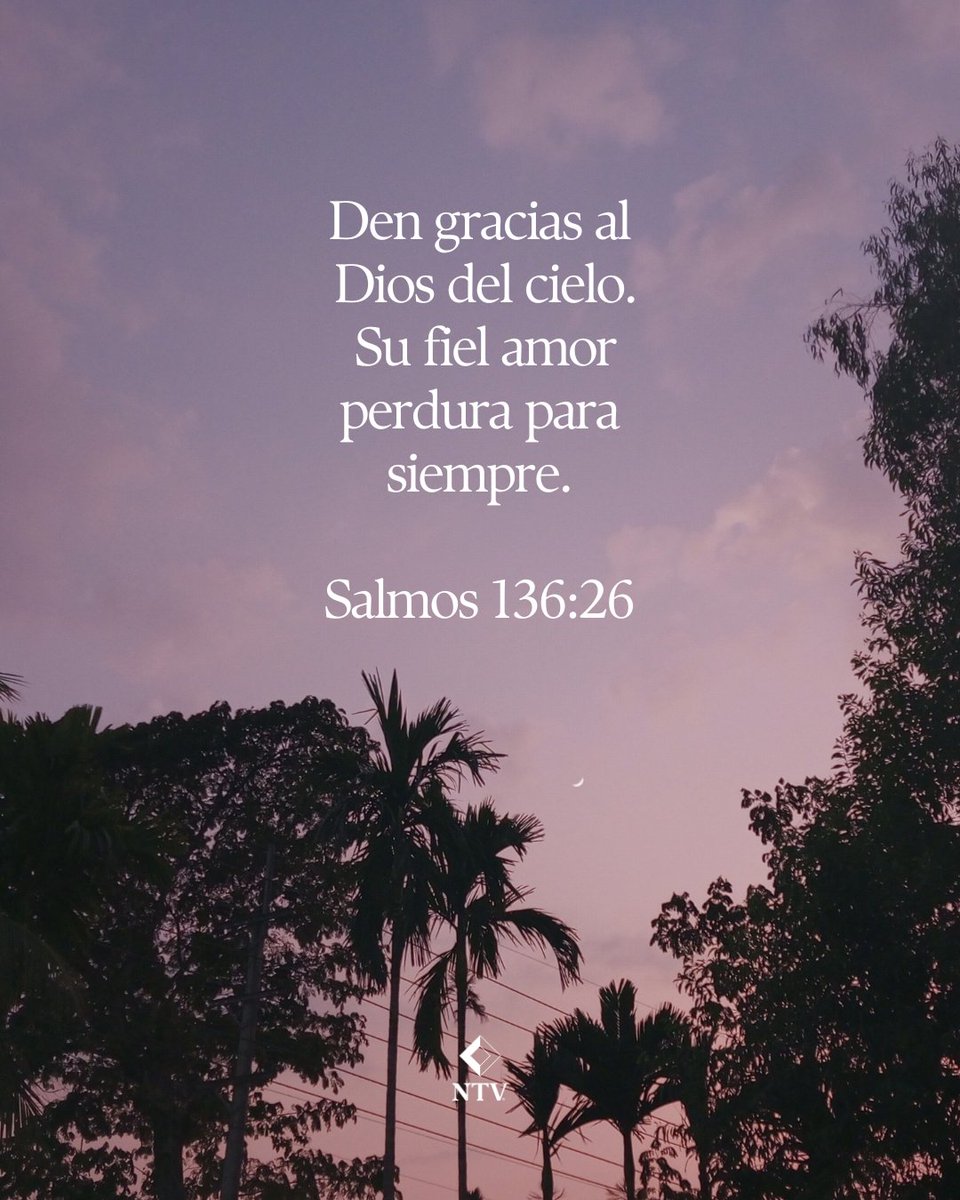 Todo cambia, pero el amor de Dios permanece.

#AmorEterno #Biblia #NTV #Fe #versiculos