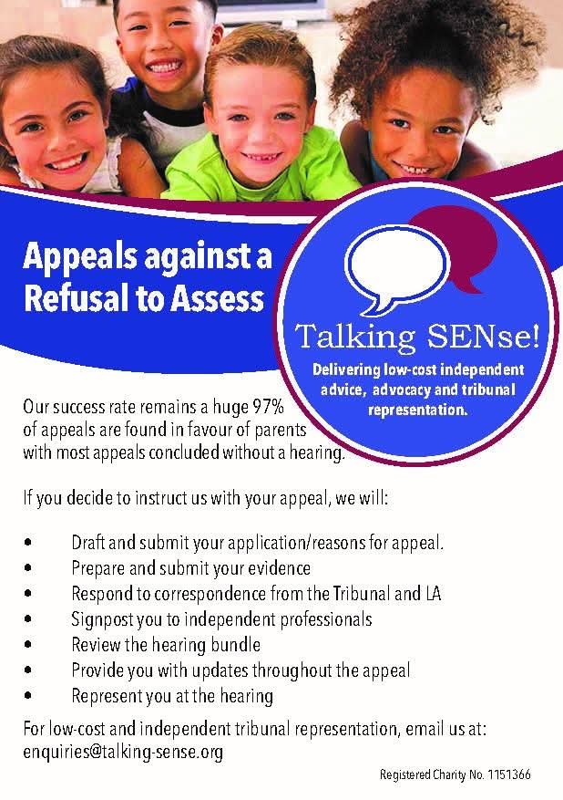 For low-cost independent tribunal representation, please email us at enquiries@talking-sense.org