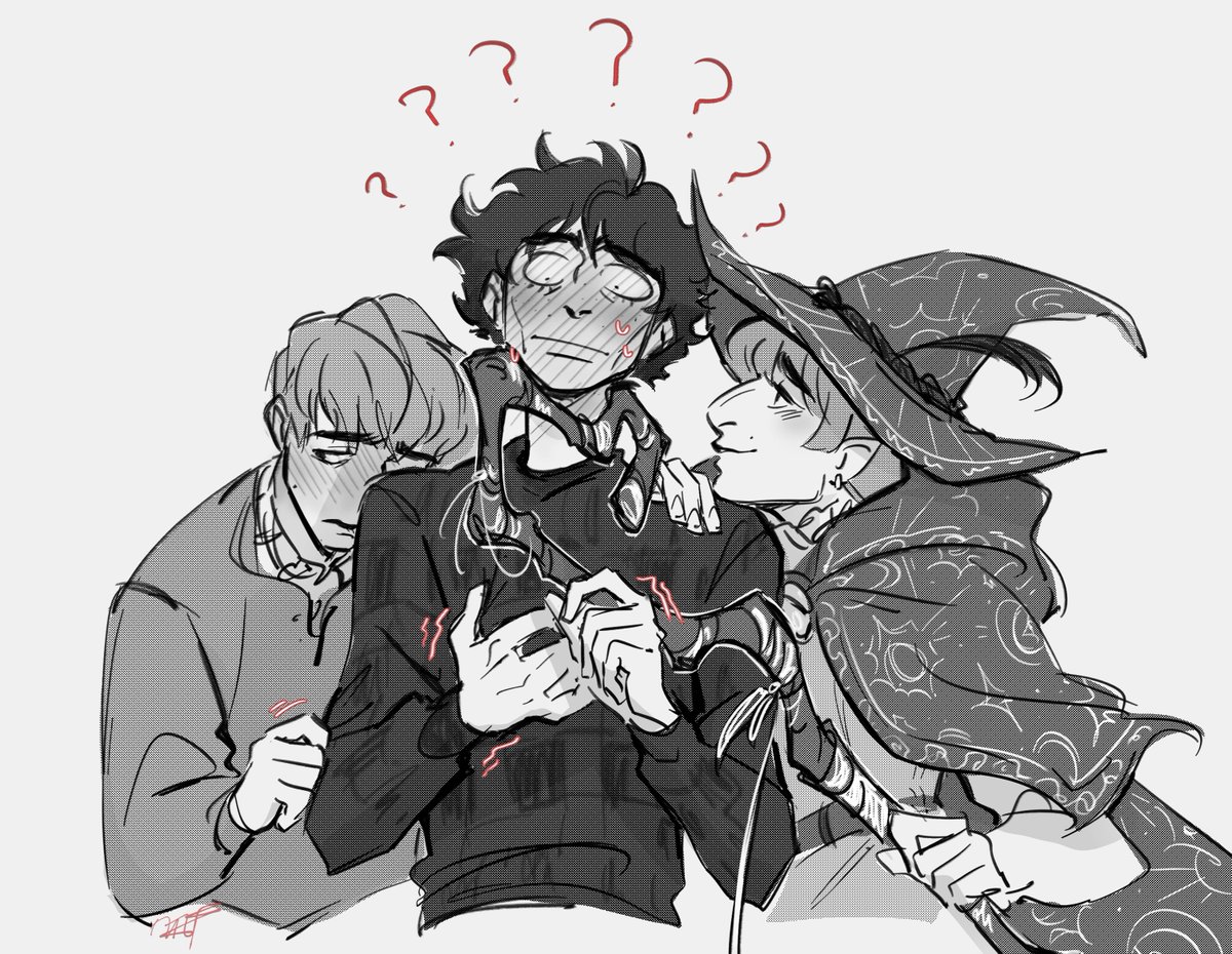 noitsnotacookie's tweet image. quick lil followup. will is very shy, will the wise is very endeared, and mike is very. idk sweaty probably #byler #wisewheeler