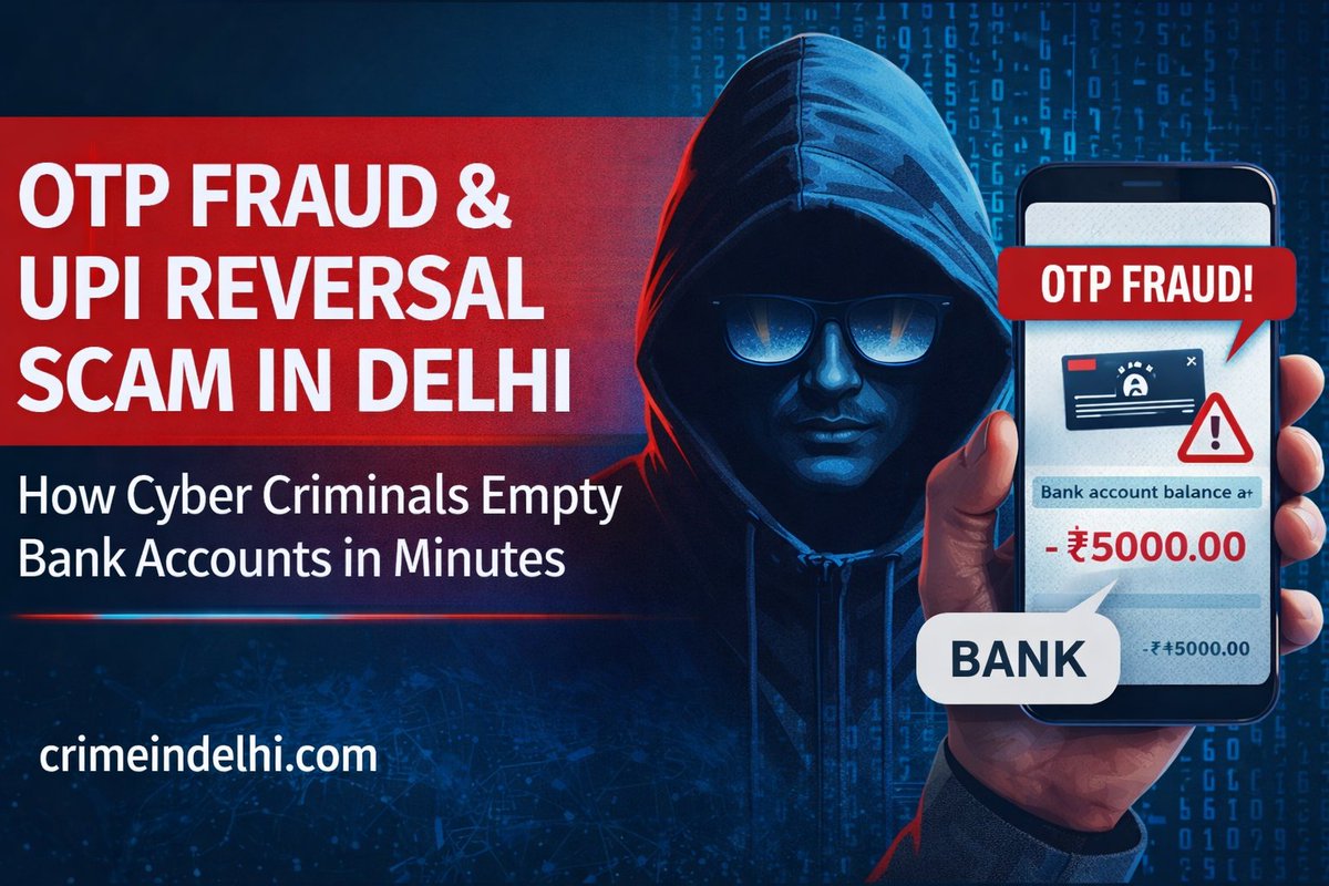 crimeindel95375's tweet photo. OTP Fraud &amp; UPI Reversal Scams are draining bank accounts in minutes.
- Fake refund/calls
- OTP or UPI approval requested
- Screen-sharing apps 
- Money gone before you think
https://t.co/574AkcHSSv
#CyberFraud #UPIScam #OTPFraud #DelhiPolice #DigitalSafety https://t.co/Tc9BI2hkuB