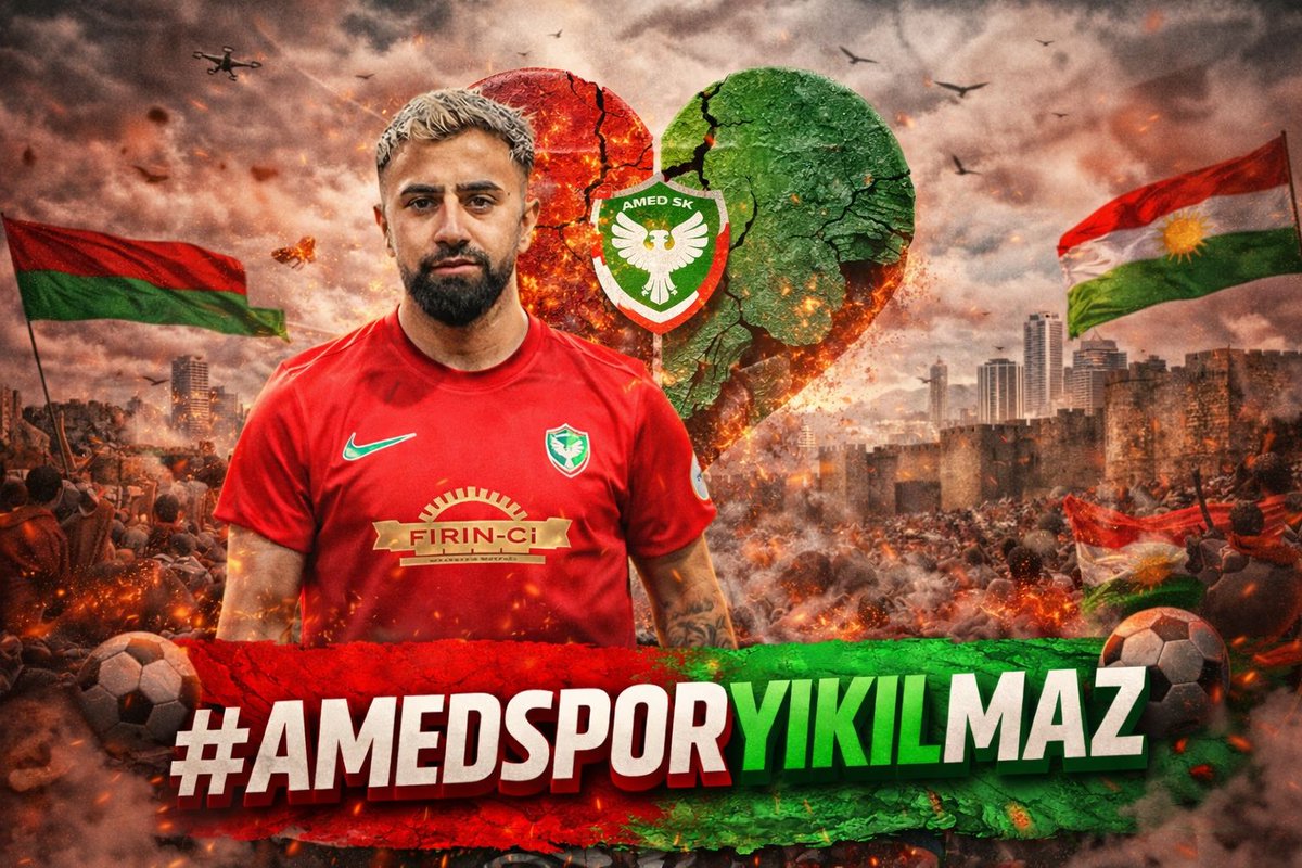 Bir futbol kulübünden AMEDSPOR’dan korkuyorlar! 
Sahada yapamadıklarını masa başında yapıyorlar! 

#Amedspor #AMEDSPORYIKILMAZ