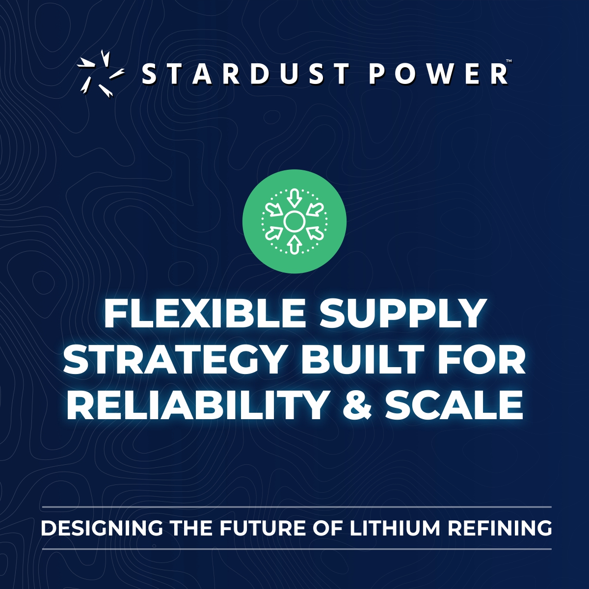 SDST_Power's tweet image. Stardust Power’s processing plant is designed to aggregate lithium brines supplied as lithium chloride from multiple North American partners and producers, reducing single source risk and strengthening supply resilience. 

#LithiumSupply #BatteryMaterials  #StardustPower